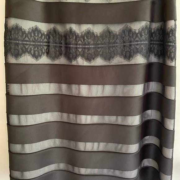 JS Collections Lace Little Black Sexy Dress - Picture 2 of 4